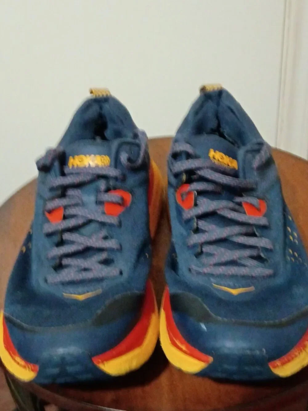 Hoka One Challenger ATR 6 Outer Space Blue Yellow Men’s Size 11D 1106510-OSRY